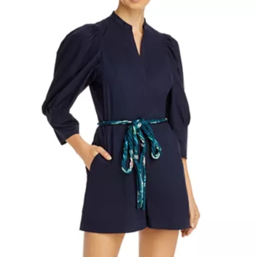 Rebecca Taylor Cotton Poplin Romper size 2